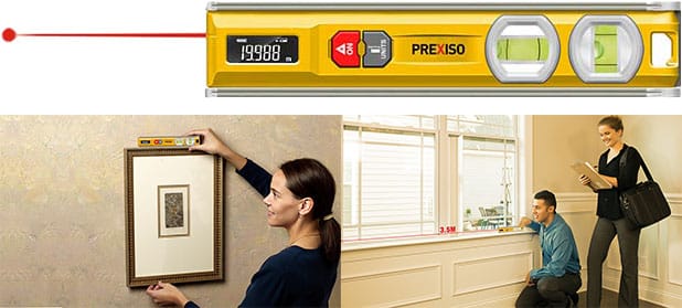 PREXISO PLL20 Torpedo Laser vaterpas 2-IN-1. 0,35-20m laser. vaterpas