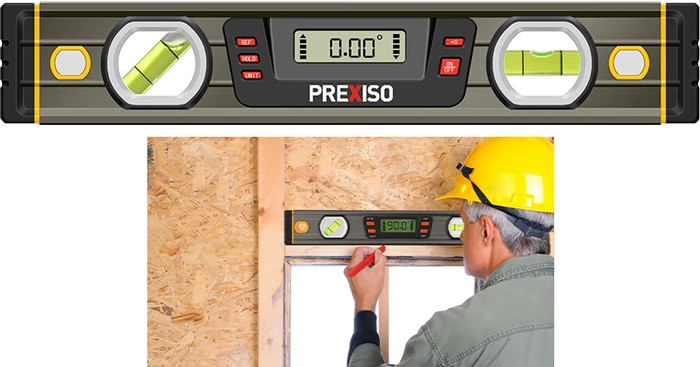 PREXISO PTD250 Digital vaterpas 290mm. vaterpas