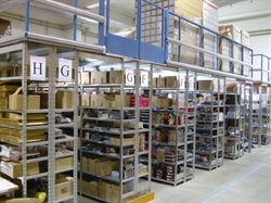 Reol_no1_mezzanin Byg selv lagerreoler / dybde 400